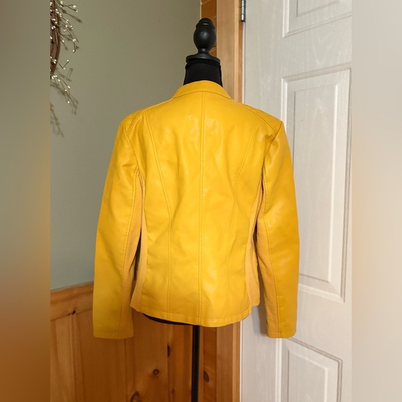 Women's Marc New York mustard color Jacket size Large NWOT - Picture 6 of 13